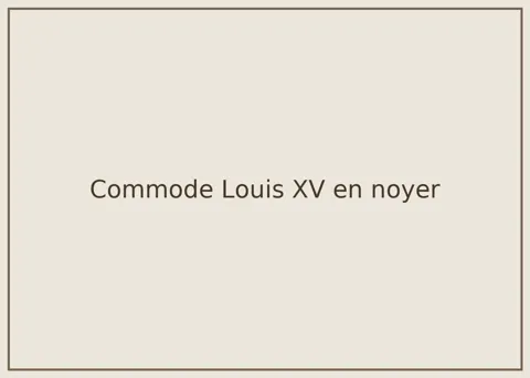 Commode Louis XV en noyer